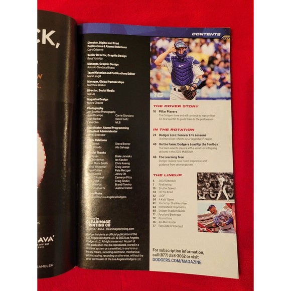 Los Angeles Dodgers Program 2023 Dodger Insider Original July 2023 LA Allstars - Picture 3 of 7